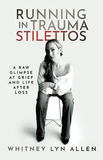 Running in Trauma Stilettos Book Cover.