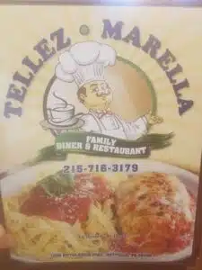 Tellez Marella Diner logo.