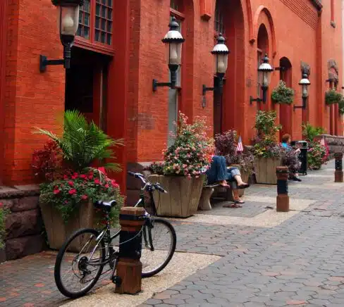 The historic Central Market in downtown Lancaster,