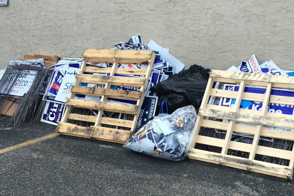 Montgomery County Finds New Use for Leftover Election Billboards