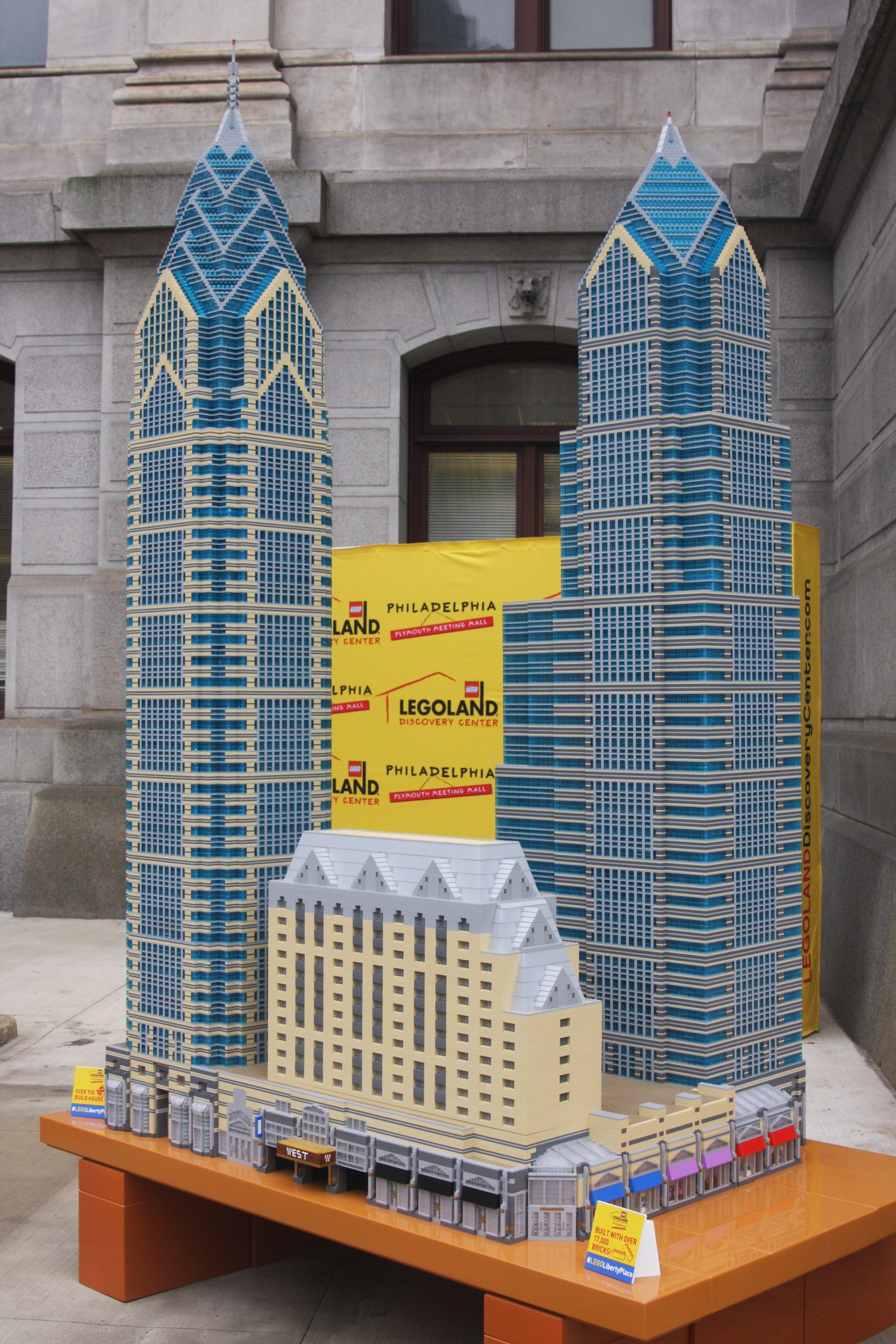 Legoland’s Liberty Place Model Sculpted From Over 17,000 Lego Bricks