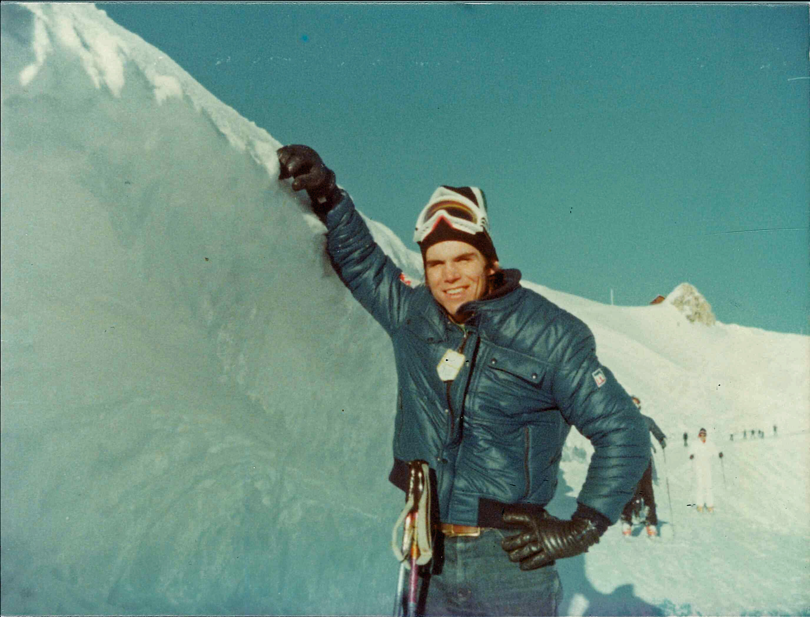 Bob Hart skiing in Switzerland during his Freshman year of college.