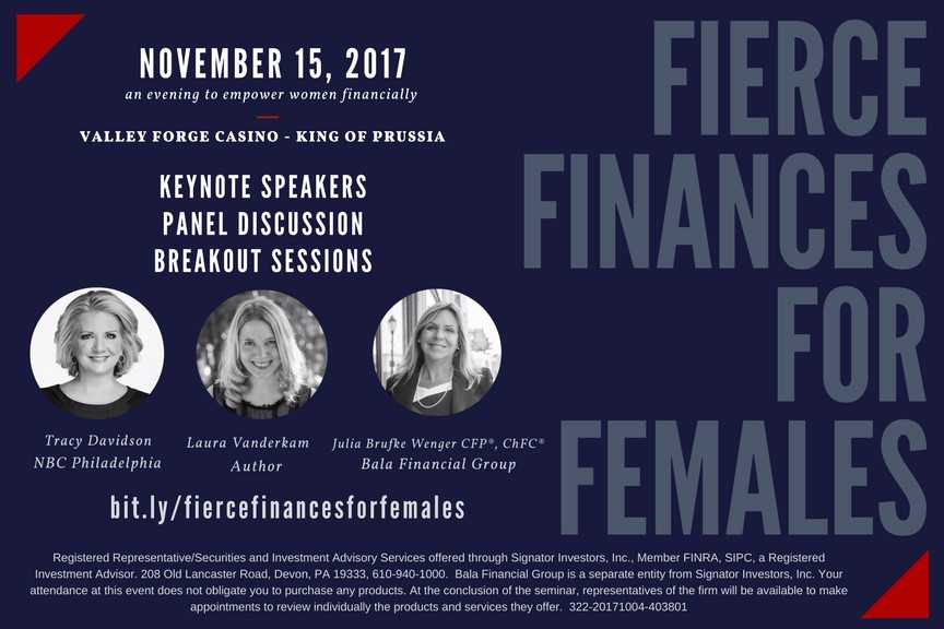 Tracy Davidson to kick off Fierce Finances for Females
