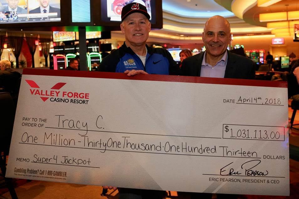 $1 million jackpot winner at Valley Forge Casino hails from Hatfield