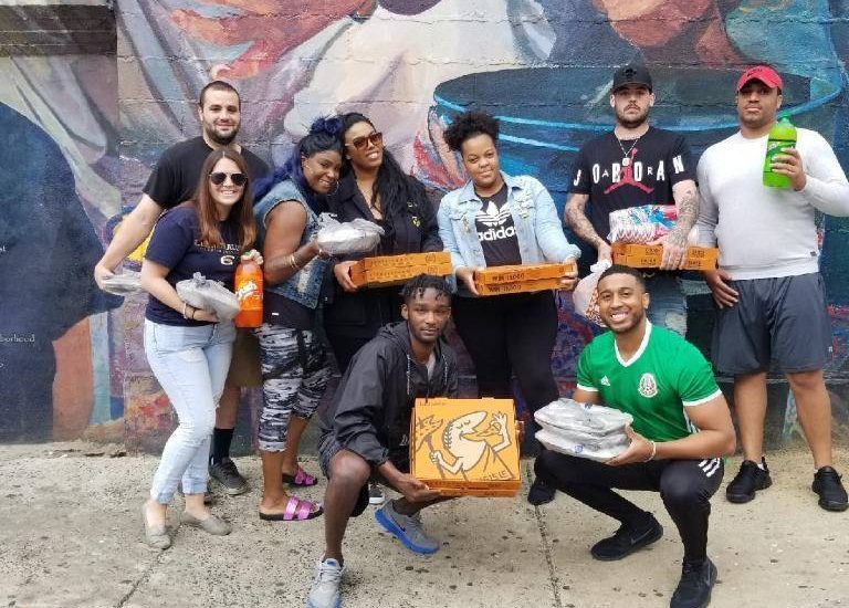 Helping homeless addicts is starting with pizza