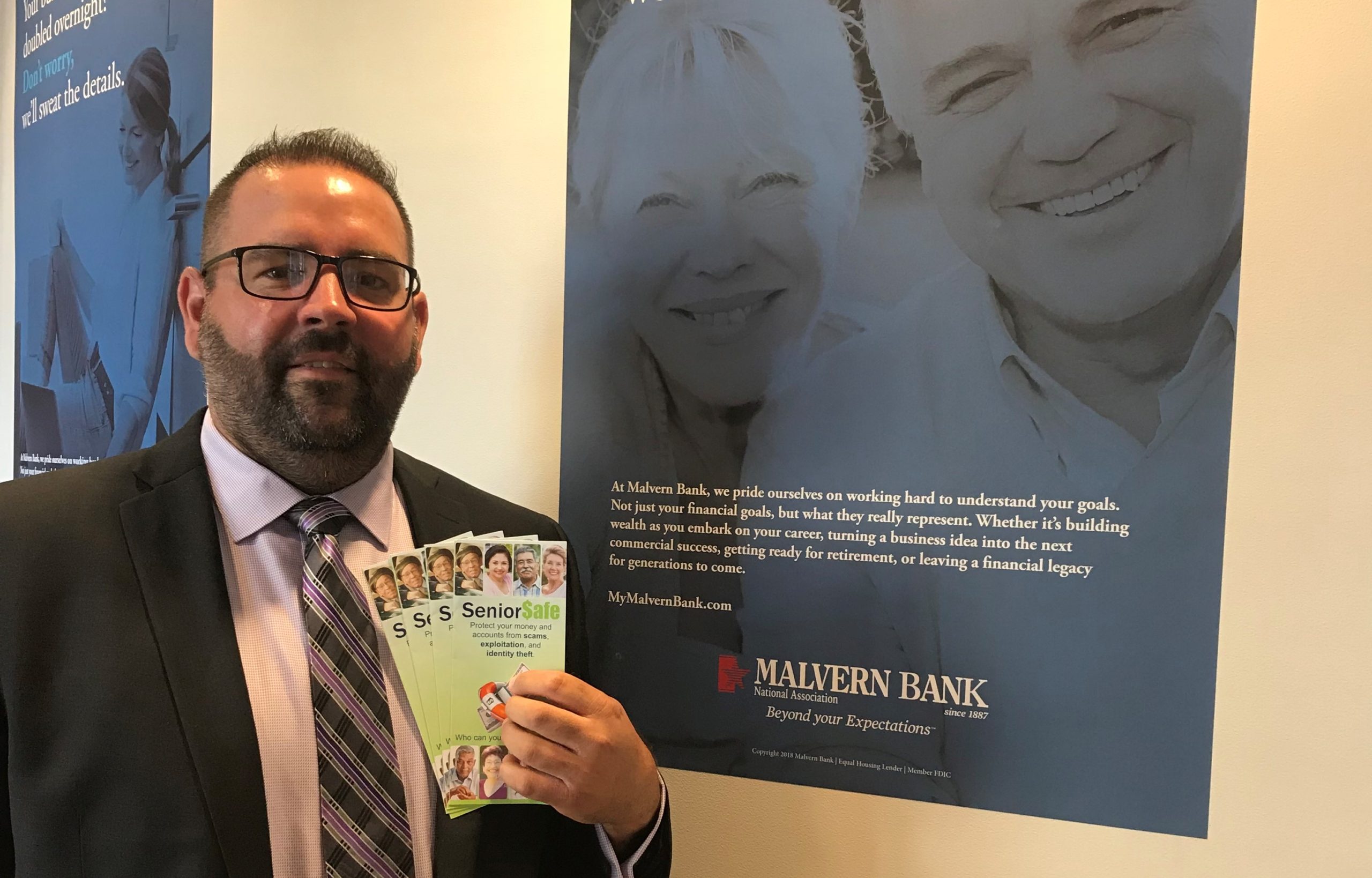 Educating seniors on financial fraud one way Malvern Bank gives back