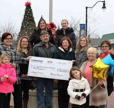 Univest Financial awards ,000 to winner of annual Caring for Community Giveaway