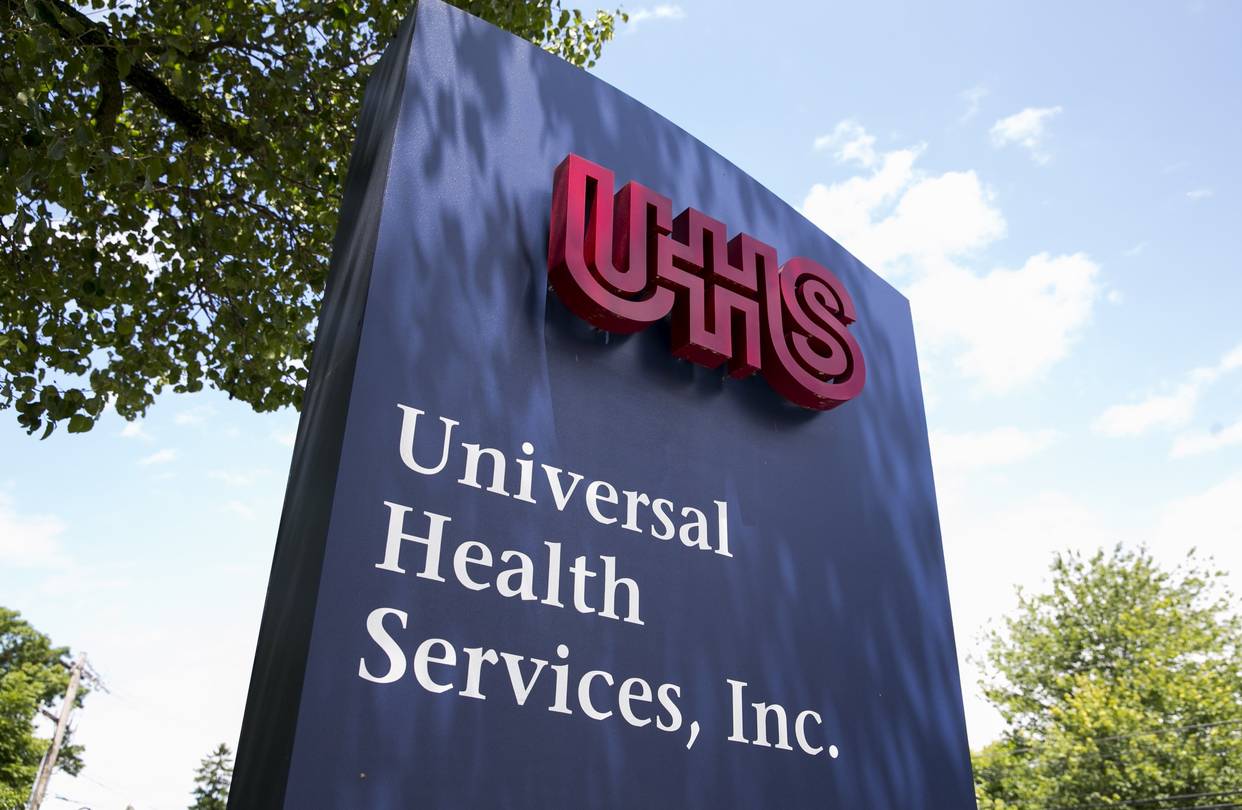 Universal Health Services sign.