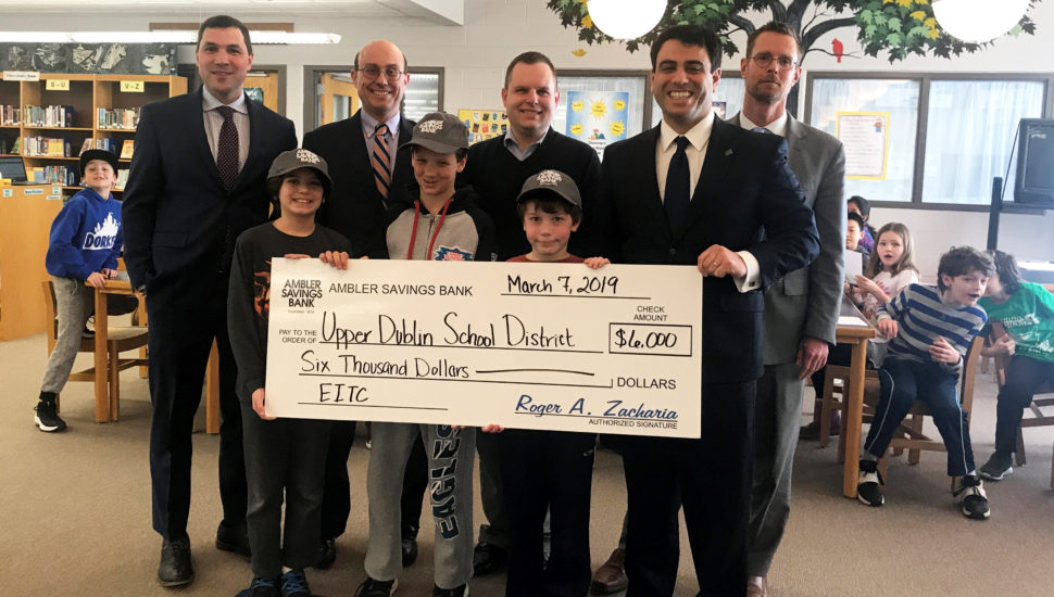 Upper Dublin receives STEM donation from Ambler Savings Bank