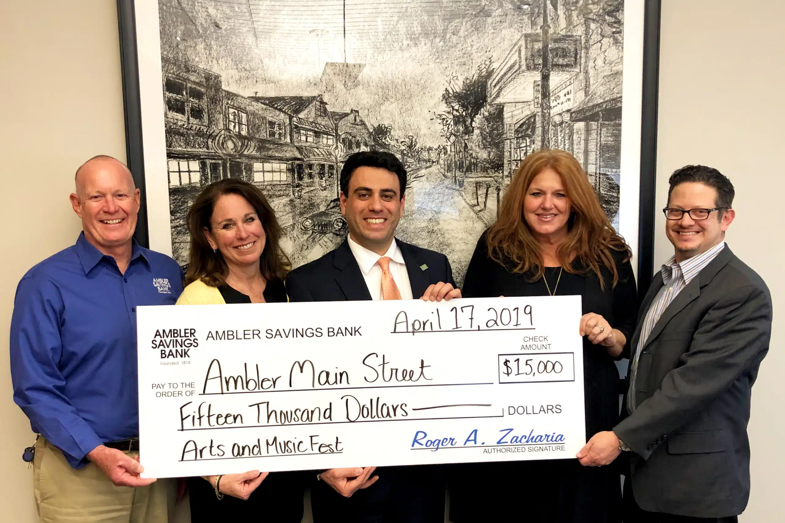 Ambler Arts and Music Fest receives $15,000 donation