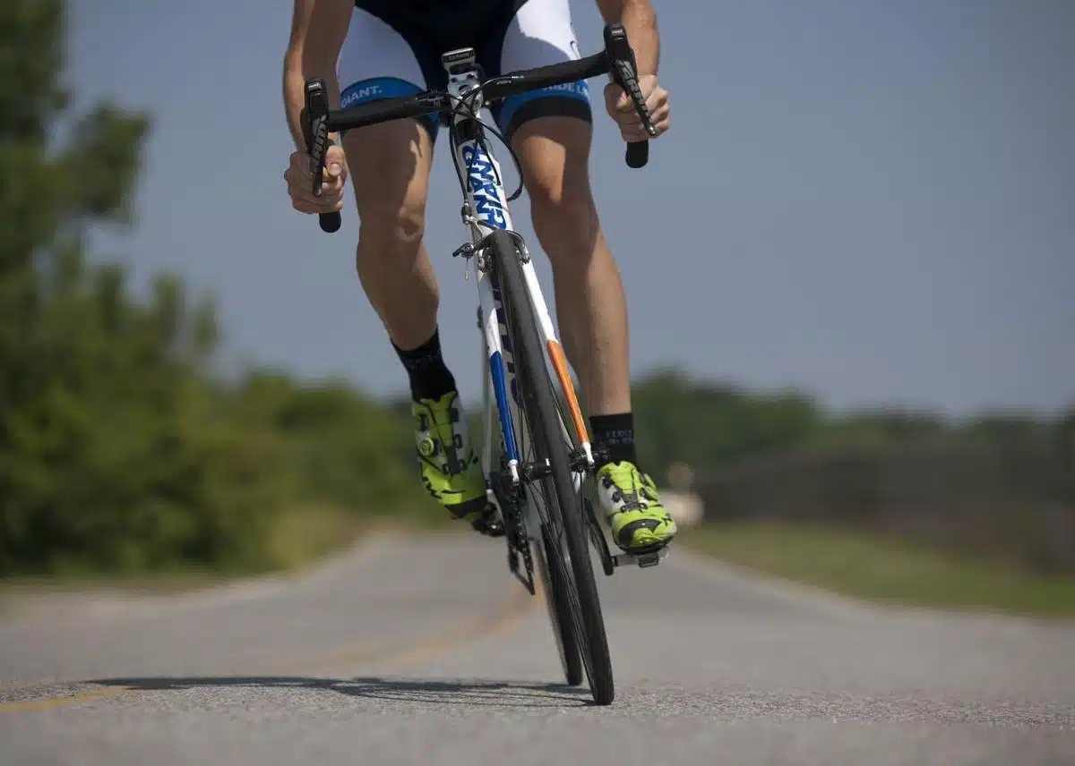 Person on Bicycle