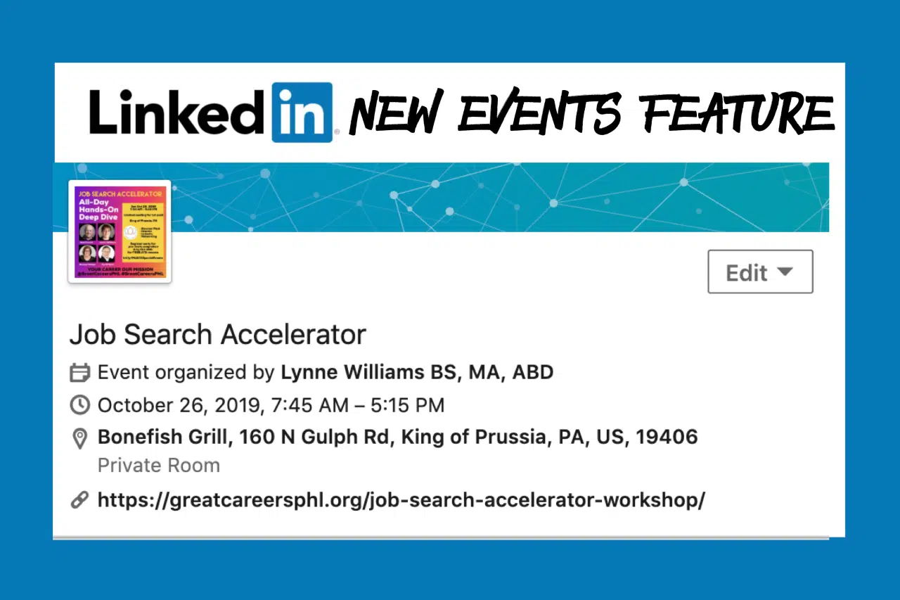 LinkedIn New Events Feature