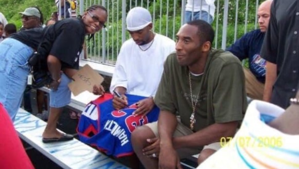 Rip Hamilton & Kobe Bryan in Coatesville's Ash Park