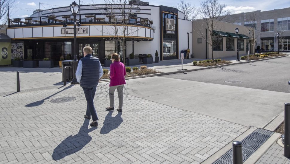 Coronavirus Threat, Business Closures Along the Main Line Left Streets Eerily Empty Over Weekend