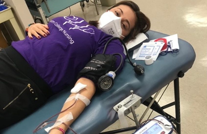 Nursing Student at Harcum College Donates Her Plasma After Recovering from COVID-19