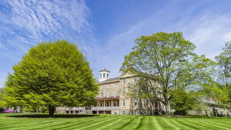 Haverford College's Founders Hall.
