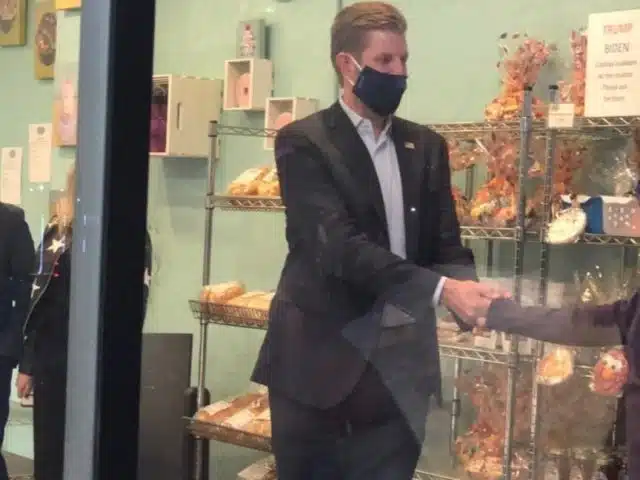 Hatboro Bakery Featuring Election-Themed Cookie Poll Gets a Visit from Eric Trump