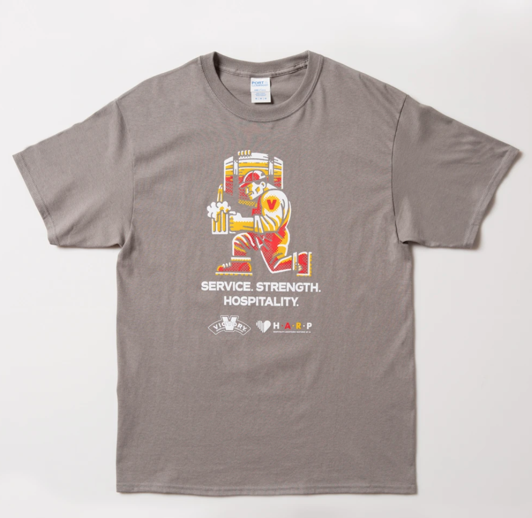 Downingtown’s Victory Brewing Company Selling T-Shirts to Benefit Hospitality Assistance Response of PA