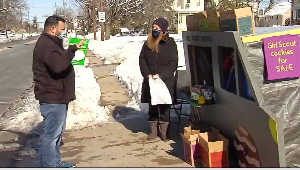 Quakertown Six-Year-Old Takes Selling of Girl Scout Cookies Amid a Pandemic to Next Level