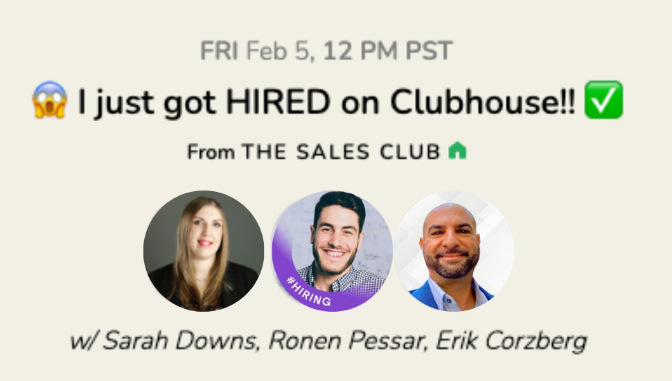 How I Landed a Job After Networking on Clubhouse