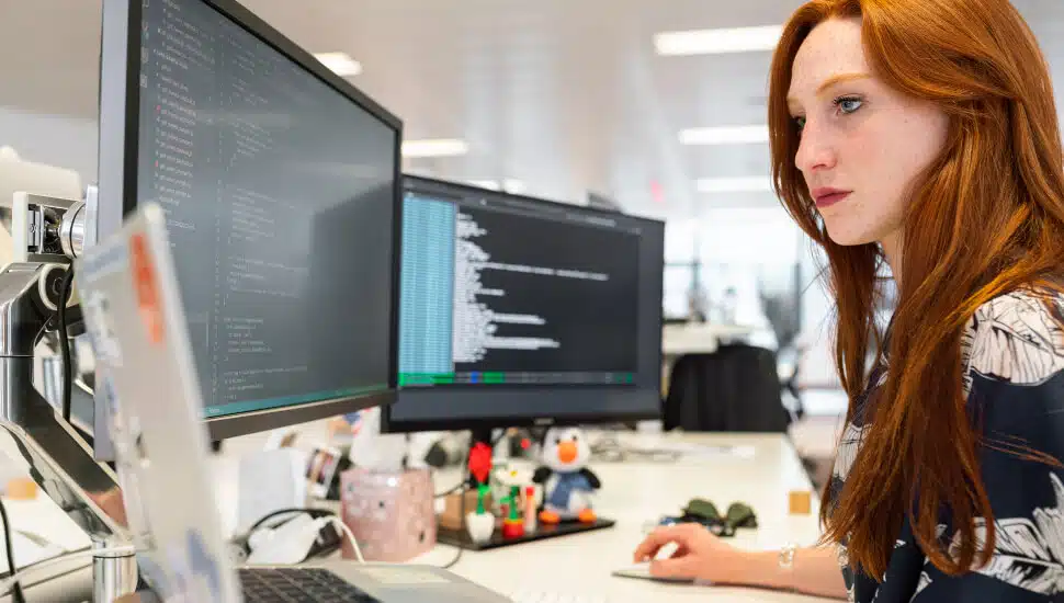 Young Professional in a Modern Office