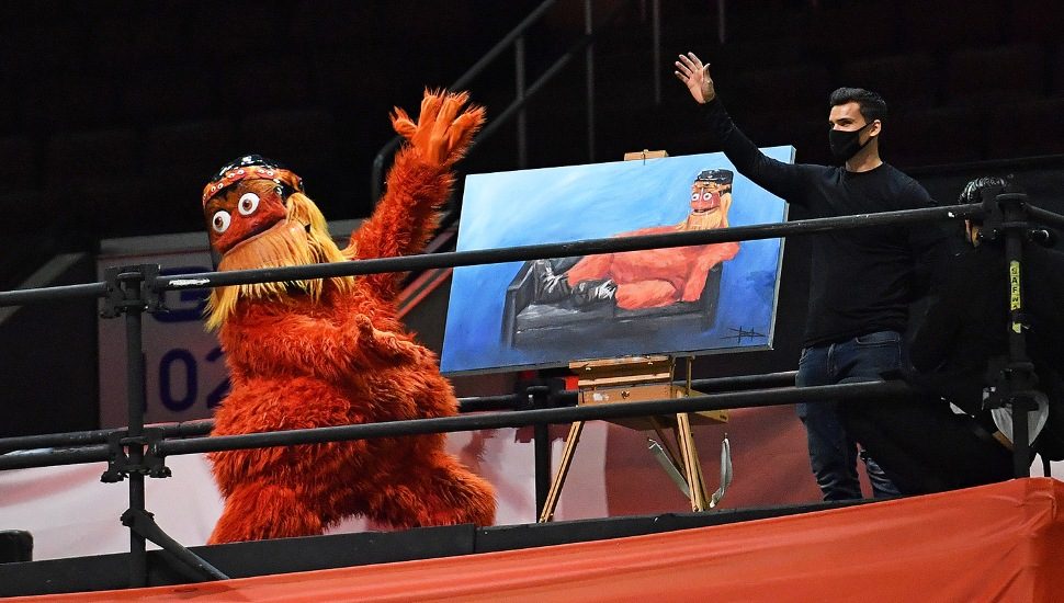 Gritty Bares It All: Philadelphia Flyers Holding Sweepstakes for ‘Nude’ Portrait of the Popular Mascot for Charity
