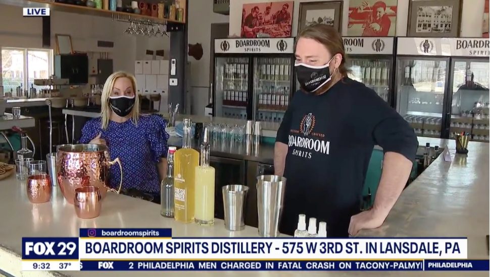 Good Day Philadelphia Celebrates Moscow Mule Day with Lansdale’s Boardroom Spirits Distillery