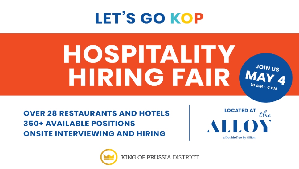 King of prussia job fair info