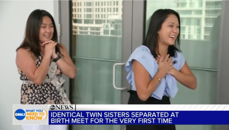 Ardmore woman meets twin on tv