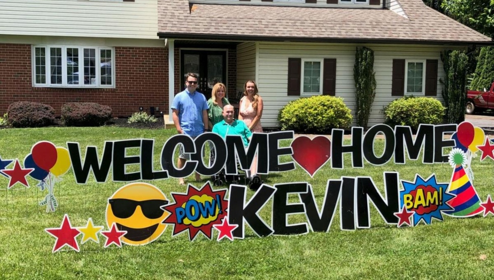 Kevin Culbertson, East Goshen, COVID-19 patient family reunion