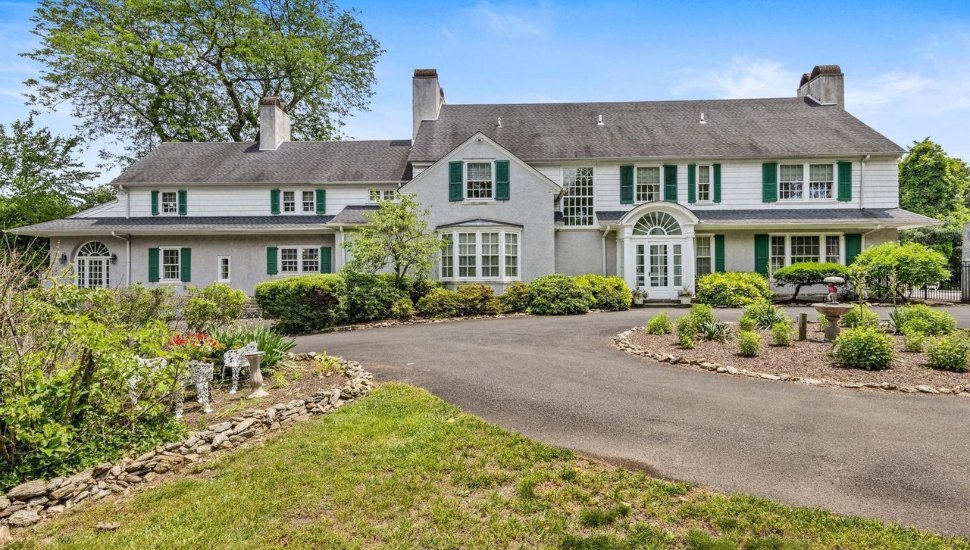 Malvern Bank House of the Week: Wyncote Manor House Welcomes You for the Summer with Inground Pool and Gorgeous Gardens