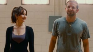 Jennifer Lawrence and Bradley Cooper in a scene from "Silver Linings Playbook."