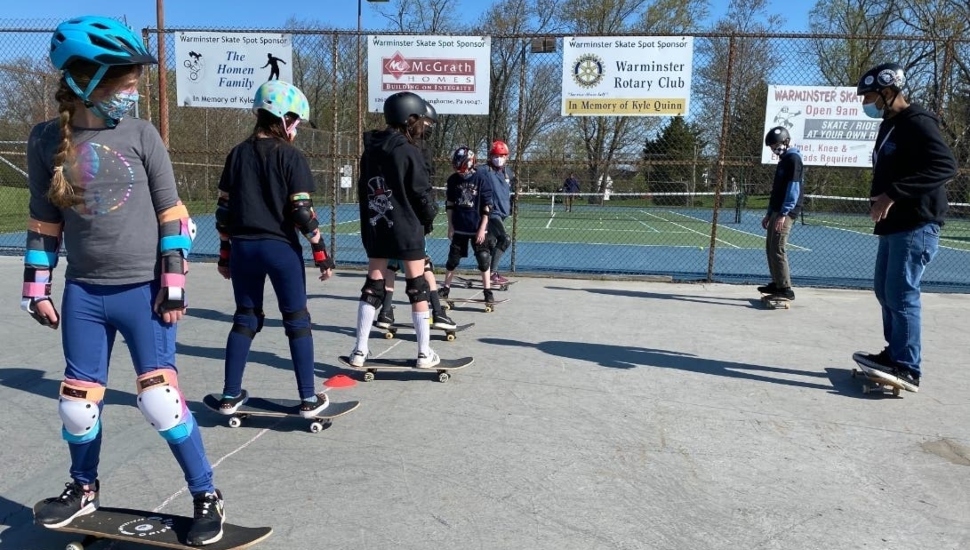 Brett Williams skateboard camp Warminster