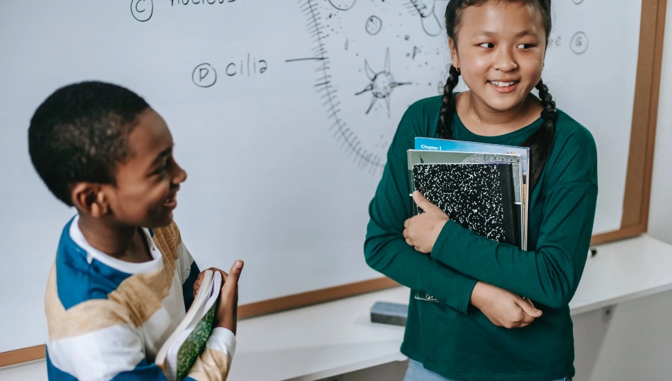 kids in classroom