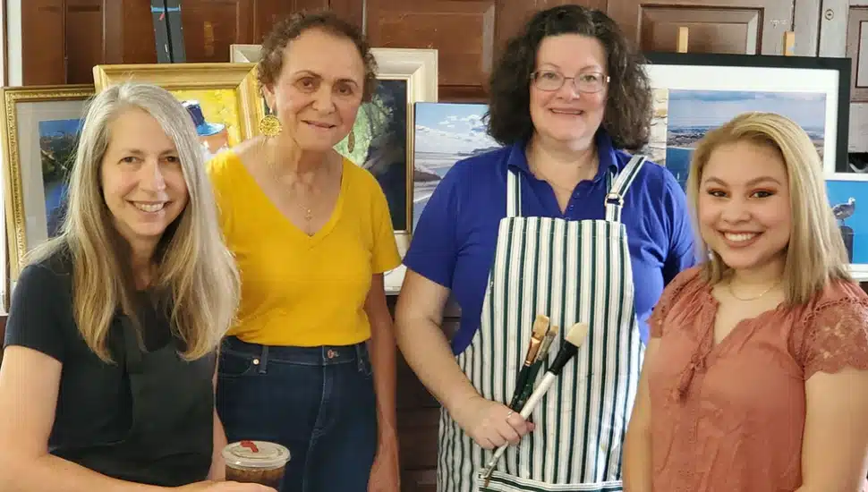 Arts Montco studio ladies