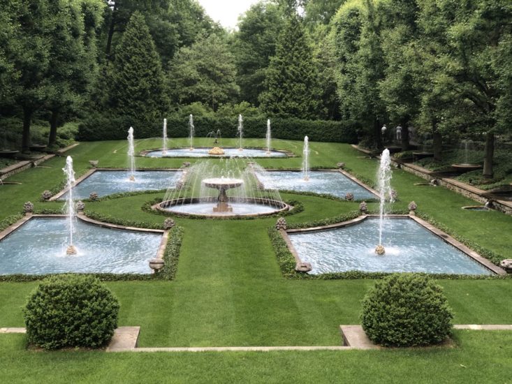 Longwood Garden's The Italian Fountain Garden