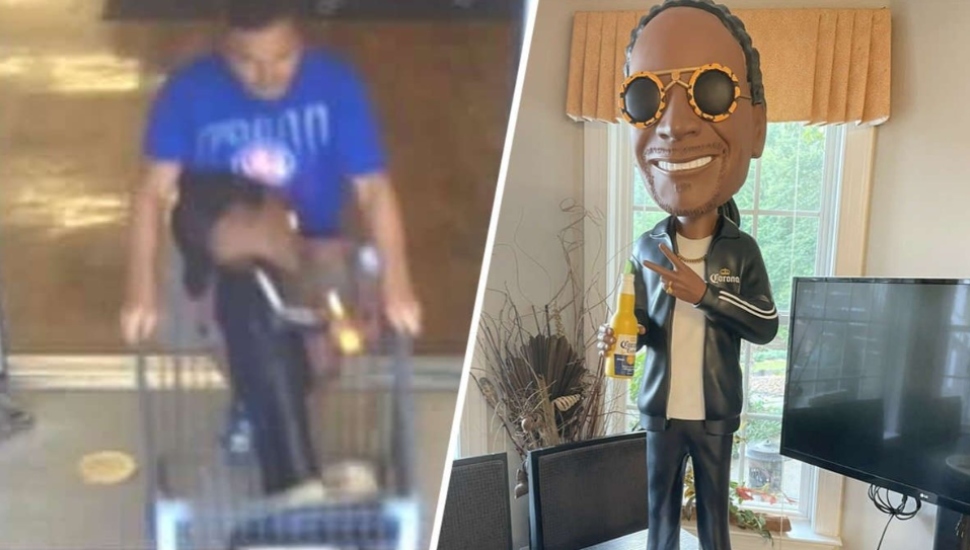 Snoop Dogg supermarket display Corona
