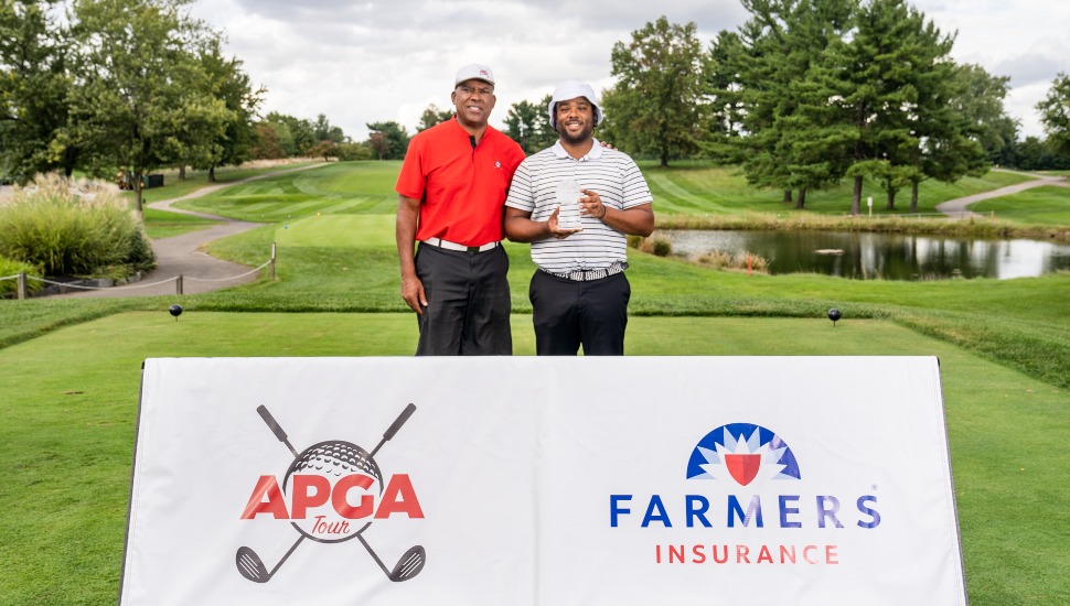 Marcus Manley wins the APGA tour.