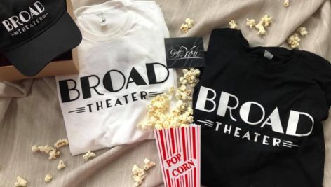 Popcorn and T-shirts at Broad Theatre in Souderton