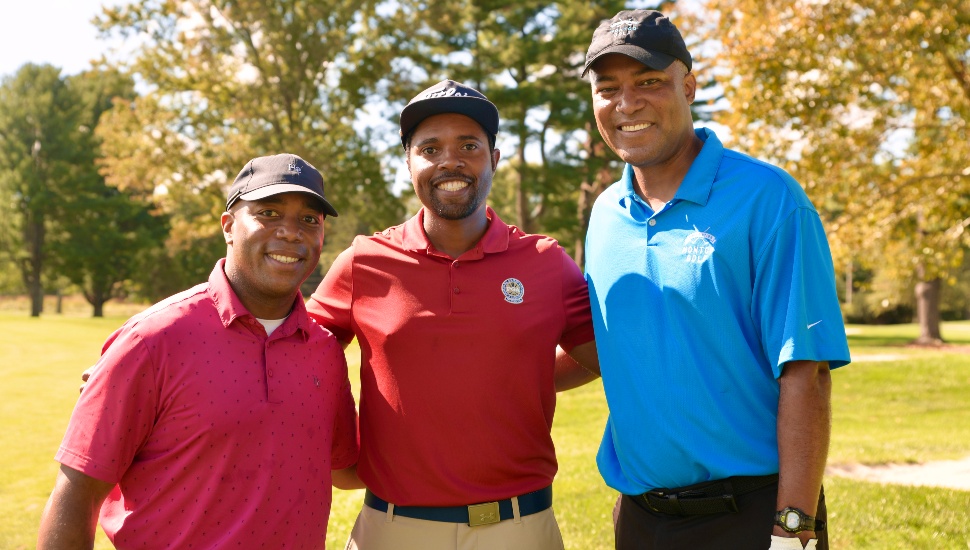 golfers at bluestone country club for the APGA tour.