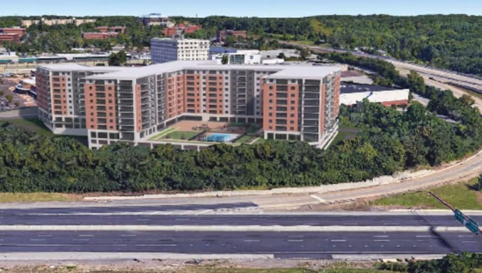 Planned apartment complex at the Plymouth Meeting Mall