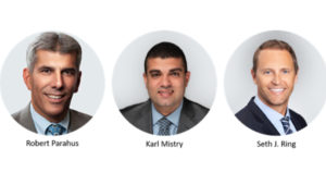 three mens promoted at Toll Brothers.
