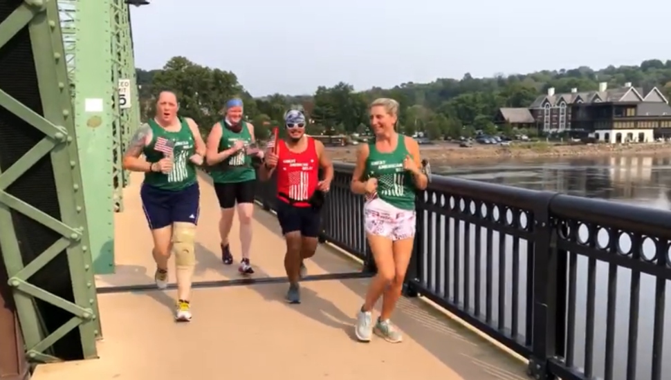 Great American Relay runners