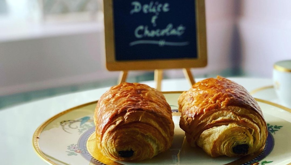 Croissants at Delice et Chocolat
