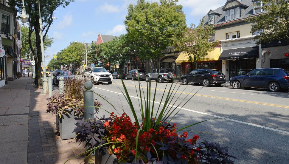 Street in Lower Merion Township