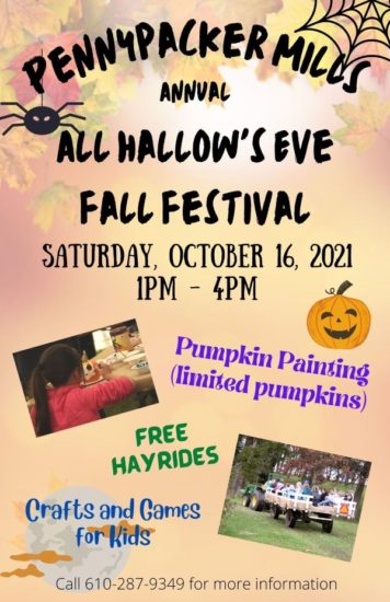 All Hallows Eve Fall Festival at Pennypacker Mills.
