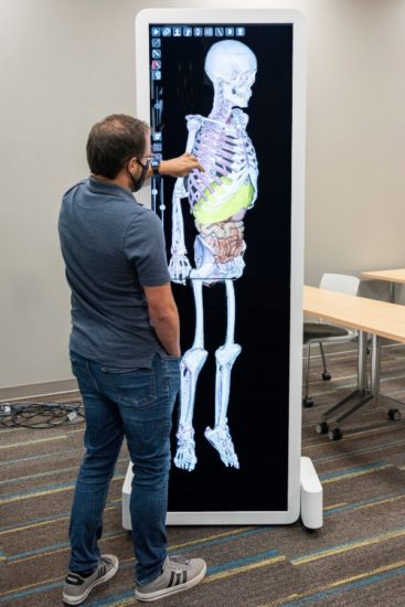 Students can use the Anatomage Tables at Montgomery County Community College’s Campuses.
