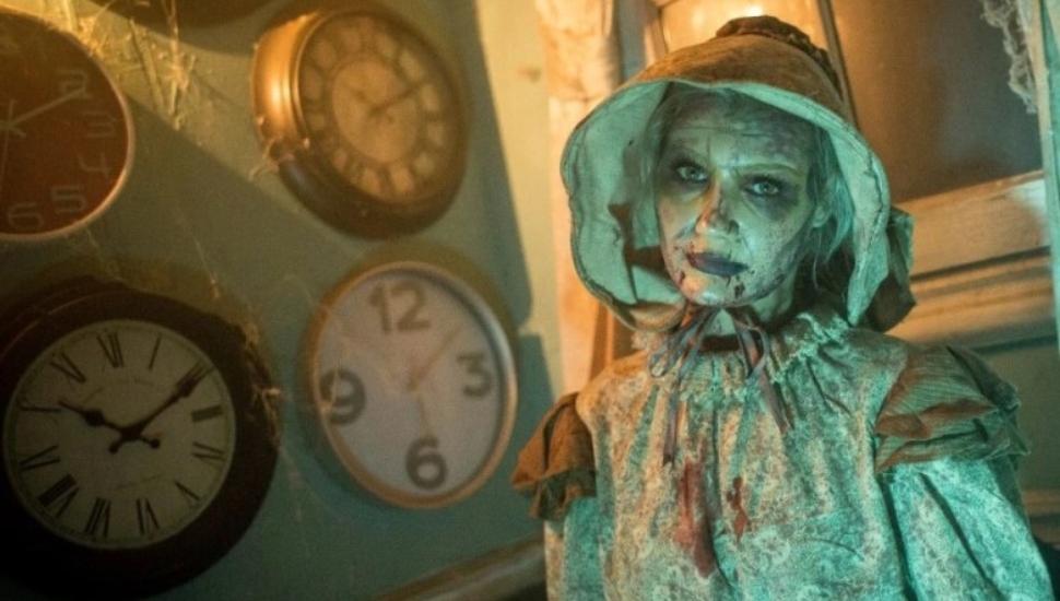 One of the residents at this year's Bates Motel Haunted Attraction.