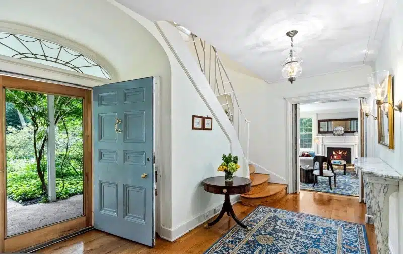 Foyer of classic colonial.