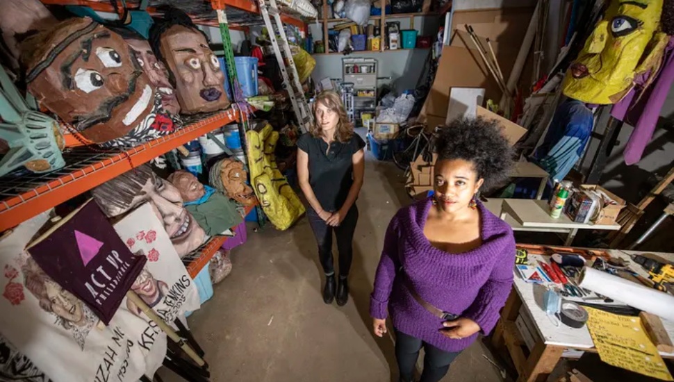 Spiral Q creators and puppets